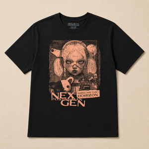 Bring Me The Horizon Unisex T-Shirt: Distressed Nex Gen (Black)