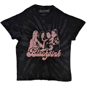 BlackPink Unisex T-Shirt: Photo (Black) (Wash Collection) BlackPink Unisex T-Shirt: Photo (Black) (Wash Collection)