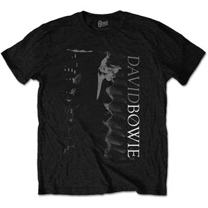 David Bowie Unisex T-Shirt: Distorted (Black) David Bowie Unisex T-Shirt: Distorted (Black)