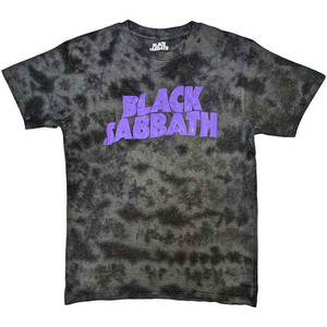 Black Sabbath Unisex T-Shirt: Wavy Logo (Black) (Wash Collection) Black Sabbath Unisex T-Shirt: Wavy Logo (Black) (Wash Collection)