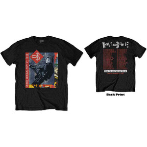 David Bowie Unisex T-Shirt: Glass Spider Tour (Black) (Back Print) David Bowie Unisex T-Shirt: Glass Spider Tour (Black) (Back Print)