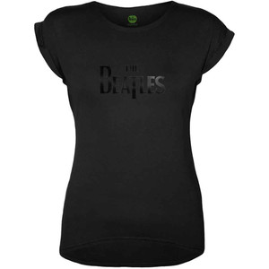 The Beatles Ladies T-Shirt: Drop T (Black) (Hi-Build) The Beatles Ladies T-Shirt: Drop T (Black) (Hi-Build)