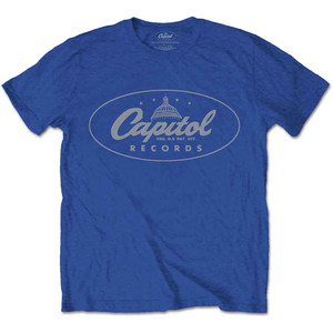 Capitol Records Unisex T-Shirt: Logo (Blue) Capitol Records Unisex T-Shirt: Logo (Blue)