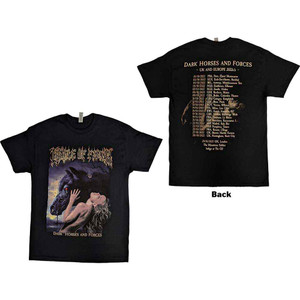 Cradle Of Filth Unisex T-Shirt: Dark Horses (Black) (Back Print) Cradle Of Filth Unisex T-Shirt: Dark Horses (Black) (Back Print)