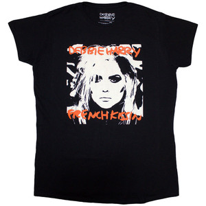 Debbie Harry Ladies T-Shirt: French Kissin' (Black) Debbie Harry Ladies T-Shirt: French Kissin' (Black)