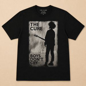 The Cure Unisex T-Shirt: Boys Don't Cry Black & White (Black)