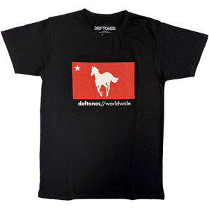 Deftones Unisex T-Shirt: Star & Pony (Black) Deftones Unisex T-Shirt: Star & Pony (Black)