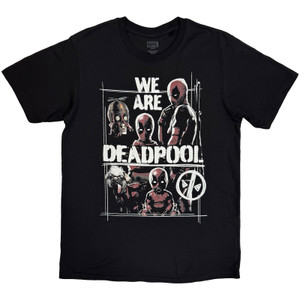 Marvel Comics Unisex T-Shirt: Deadpool We Are Deadpool (Black) Marvel Comics Unisex T-Shirt: Deadpool We Are Deadpool (Black)