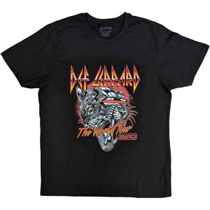 Def Leppard Unisex T-Shirt: Tour 2023 (Black) Def Leppard Unisex T-Shirt: Tour 2023 (Black)