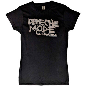 Depeche Mode Ladies T-Shirt: People Are People (Black) Depeche Mode Ladies T-Shirt: People Are People (Black)