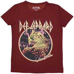 Def Leppard Ladies T-Shirt: Love Bites (Red) Def Leppard Ladies T-Shirt: Love Bites (Red)