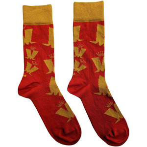 Madness Unisex Ankle Socks: Crown & M Pattern (Red) (UK Size 7 - 11) Madness Unisex Ankle Socks: Crown & M Pattern (Red) (UK Size 7 - 11)