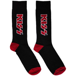 KISS Unisex Ankle Socks: Red Logo (Black) (UK Size 6 - 11) KISS Unisex Ankle Socks: Red Logo (Black) (UK Size 6 - 11)