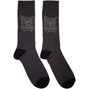 Metallica Unisex Ankle Socks: Seek & Destroy (Charcoal Grey) (UK Size 6 - 11) Metallica Unisex Ankle Socks: Seek & Destroy (Charcoal Grey) (UK Size 6 - 11)