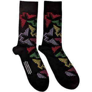 Paul McCartney Unisex Ankle Socks: Wings Logos (Black) (UK Size 7 - 11) Paul McCartney Unisex Ankle Socks: Wings Logos (Black) (UK Size 7 - 11)