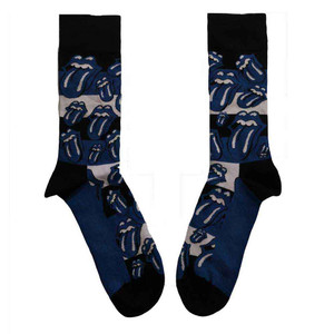 The Rolling Stones Unisex Ankle Socks: Blue Tongues (Blue) (UK Size 7 - 11) The Rolling Stones Unisex Ankle Socks: Blue Tongues (Blue) (UK Size 7 - 11)