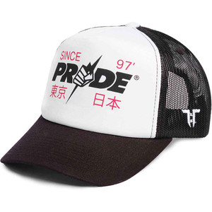 Tokyo Time Unisex Mesh Back Cap: UFC Pride Neo/Mesh (White & Black) Tokyo Time Unisex Mesh Back Cap: UFC Pride Neo/Mesh (White & Black)