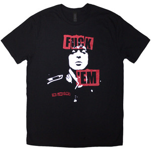 The Libertines Unisex T-Shirt: Fuck 'Em Slogan (Black) The Libertines Unisex T-Shirt: Fuck 'Em Slogan (Black)