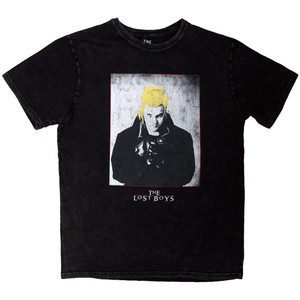 The Lost Boys Unisex Stone Wash T-Shirt: David Poster (Black) The Lost Boys Unisex Stone Wash T-Shirt: David Poster (Black)