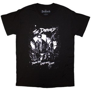 The Damned Unisex T-Shirt: Young Hot Loud & Stiff (Black)