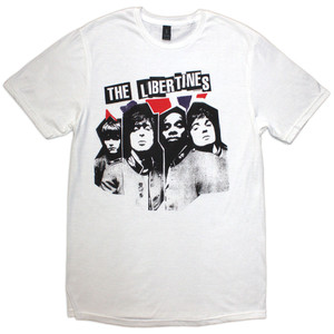 The Libertines Unisex T-Shirt: RIP Flag Xerox (White) The Libertines Unisex T-Shirt: RIP Flag Xerox (White)