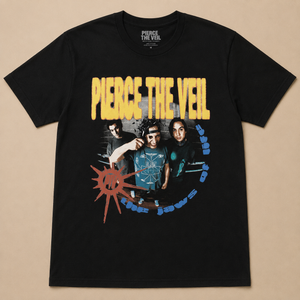 Pierce The Veil Unisex T-Shirt: I Can't Hear You (Black) (Back Print)
