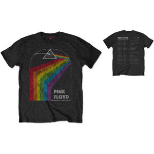 Pink Floyd Unisex T-Shirt: Dark Side of the Moon 1972 Tour (Black) (Back Print) Pink Floyd Unisex T-Shirt: Dark Side of the Moon 1972 Tour (Black) (Back Print)