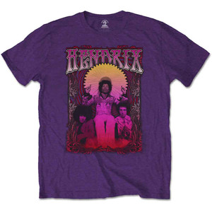 Jimi Hendrix Unisex T-Shirt: Karl Ferris Wheel (Purple) Jimi Hendrix Unisex T-Shirt: Karl Ferris Wheel (Purple)