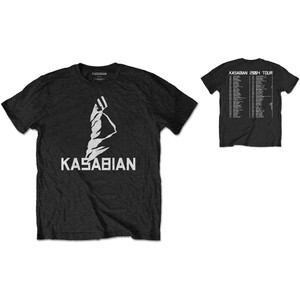 Kasabian Unisex T-Shirt: Ultra Face 2004 Tour (Black) (Back Print) Kasabian Unisex T-Shirt: Ultra Face 2004 Tour (Black) (Back Print)