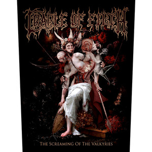 Cradle Of Filth Back Patch: Screaming Of The Valkyries Cradle Of Filth Back Patch: Screaming Of The Valkyries
