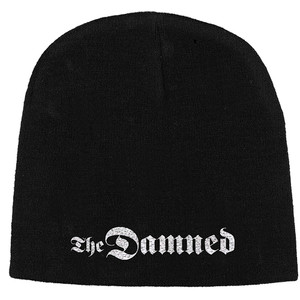 The Damned Unisex Beanie Hat: Gothic Logo (Black)