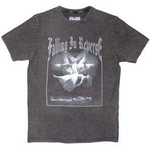 Falling In Reverse Unisex Stone Wash T-Shirt: Floating (Charcoal Grey) Falling In Reverse Unisex Stone Wash T-Shirt: Floating (Charcoal Grey)