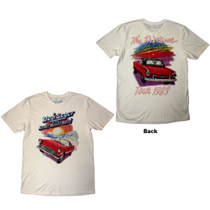 Bob Seger & The Silver Bullet Band Unisex T-Shirt: Distance Tour (Natural) (Back Print) Bob Seger & The Silver Bullet Band Unisex T-Shirt: Distance Tour (Natural) (Back Print)