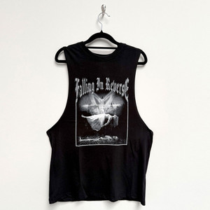 Falling In Reverse Unisex Vest T-Shirt: Floating (Black) Falling In Reverse Unisex Vest T-Shirt: Floating (Black)