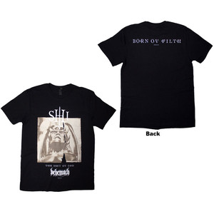 Behemoth Unisex T-Shirt: The Shit Ov God Parchment (Black) (Back Print) Behemoth Unisex T-Shirt: The Shit Ov God Parchment (Black) (Back Print)
