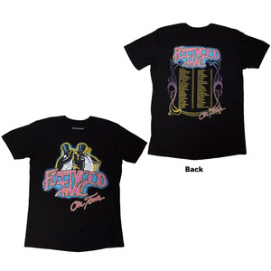 Fleetwood Mac Unisex T-Shirt: On Tour (Black) (Back Print) Fleetwood Mac Unisex T-Shirt: On Tour (Black) (Back Print)