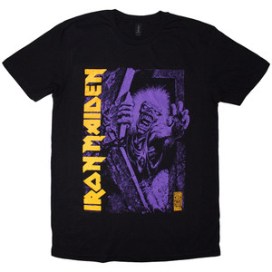 Iron Maiden Unisex T-Shirt: Est. 1975 No Prayer Grave Purple (Black) Iron Maiden Unisex T-Shirt: Est. 1975 No Prayer Grave Purple (Black)