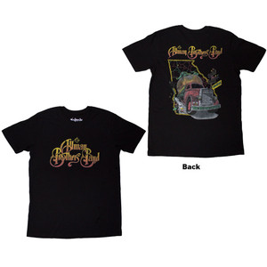 The Allman Brothers Band Unisex T-Shirt: Road Goes On (Black) (Back Print) The Allman Brothers Band Unisex T-Shirt: Road Goes On (Black) (Back Print)