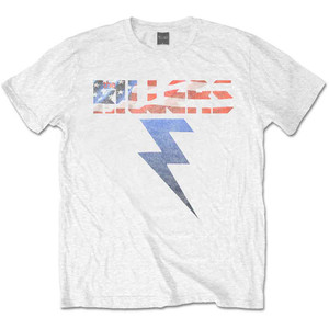 The Killers Unisex T-Shirt: Bolt (White)