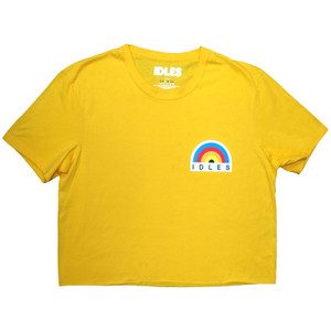 Idles Ladies Crop Top: Rainbow (Yellow) Idles Ladies Crop Top: Rainbow (Yellow)