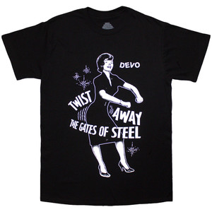 Devo Unisex T-Shirt: Twist Away (Black) Devo Unisex T-Shirt: Twist Away (Black)
