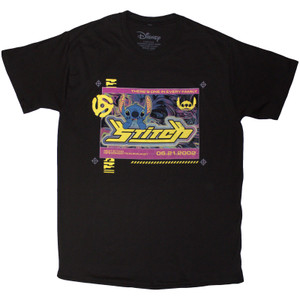 Disney Unisex T-Shirt: Stitch One In Every Family (Black)