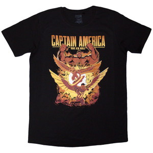 Marvel Comics Unisex T-Shirt: Capt. America Brave New World Explosion (Black) Marvel Comics Unisex T-Shirt: Capt. America Brave New World Explosion (Black)