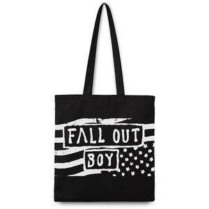 Fall Out Boy Cotton Tote Bag: Flag Fall Out Boy Cotton Tote Bag: Flag