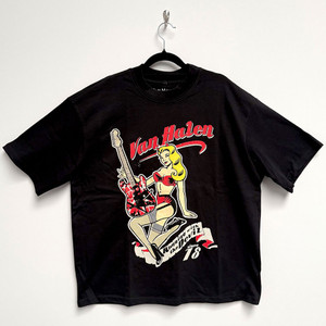 Van Halen Unisex Oversized Boxy T-Shirt: Running With The Devil (Black) Van Halen Unisex Oversized Boxy T-Shirt: Running With The Devil (Black)