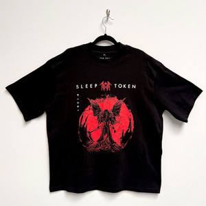 Sleep Token Unisex Oversized Boxy T-Shirt: Take Me Back To Eden (Black)