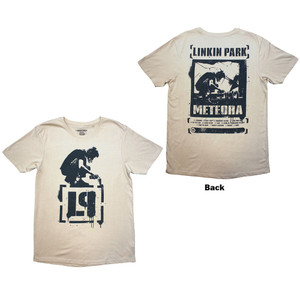 Linkin Park Unisex T-Shirt: Meteora (Sand) (Back Print) Linkin Park Unisex T-Shirt: Meteora (Sand) (Back Print)