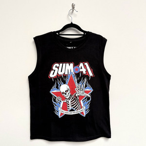 Sum 41 Unisex Tank T-Shirt: All Killer No Filler Skeleton (Black) Sum 41 Unisex Tank T-Shirt: All Killer No Filler Skeleton (Black)