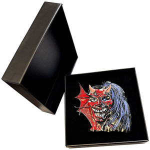 Iron Maiden Pin Badge: Purgatory Eddie Large Iron Maiden Pin Badge: Purgatory Eddie Large
