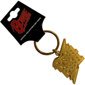 David Bowie Keychain: Rebel Rebel Gold David Bowie Keychain: Rebel Rebel Gold